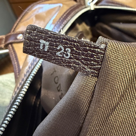 Tod's G-Line Easy Sacca Coated Canvas Tote Bag in Brown Bronze - Picture 5 of 16